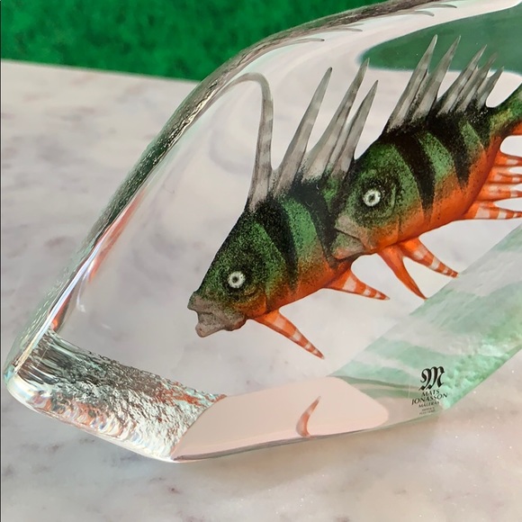 Y2K Mats Jonasson Coral Fish Crystal - Picture 8 of 8